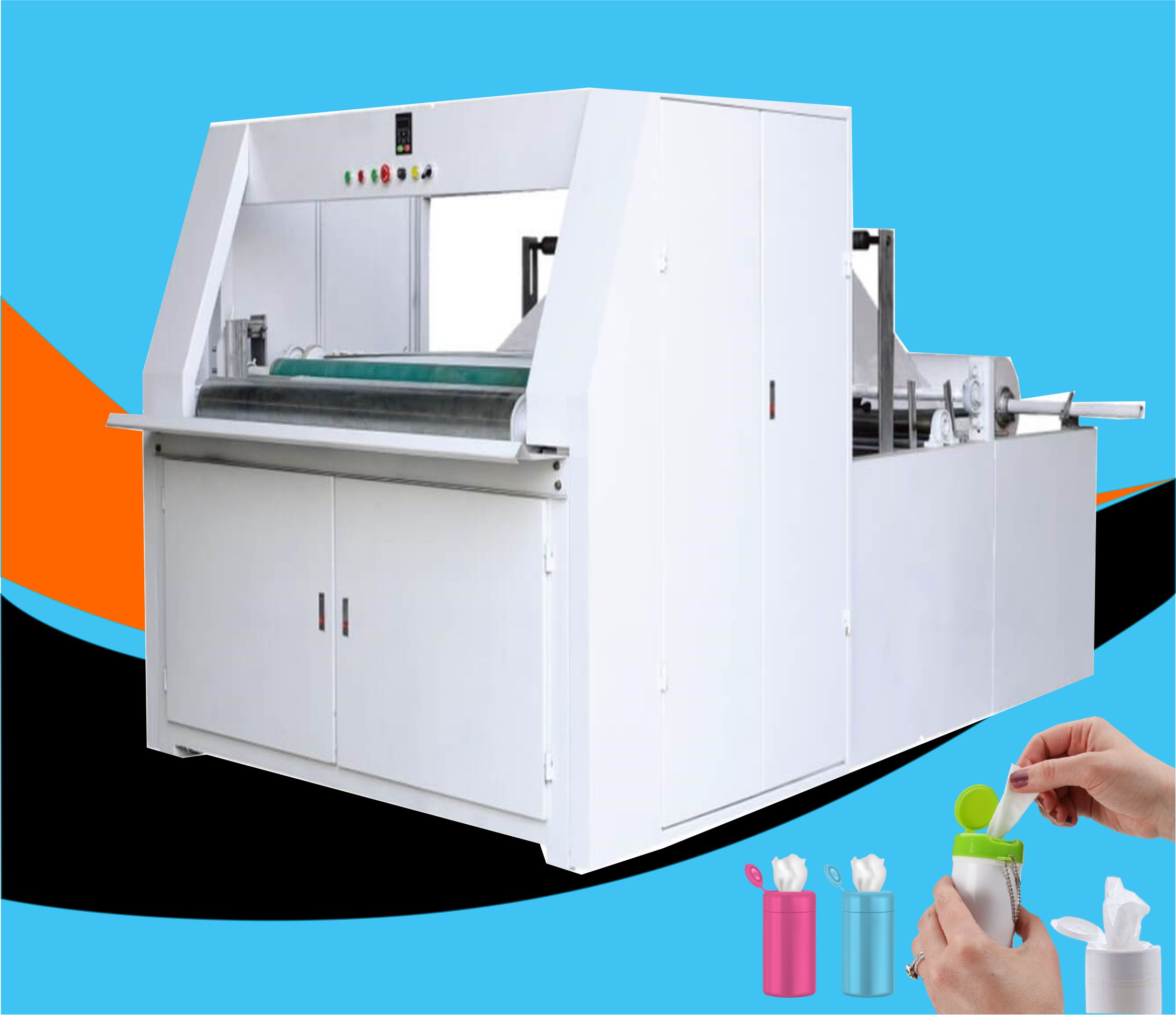 Canister Wet Wipes Making Machine